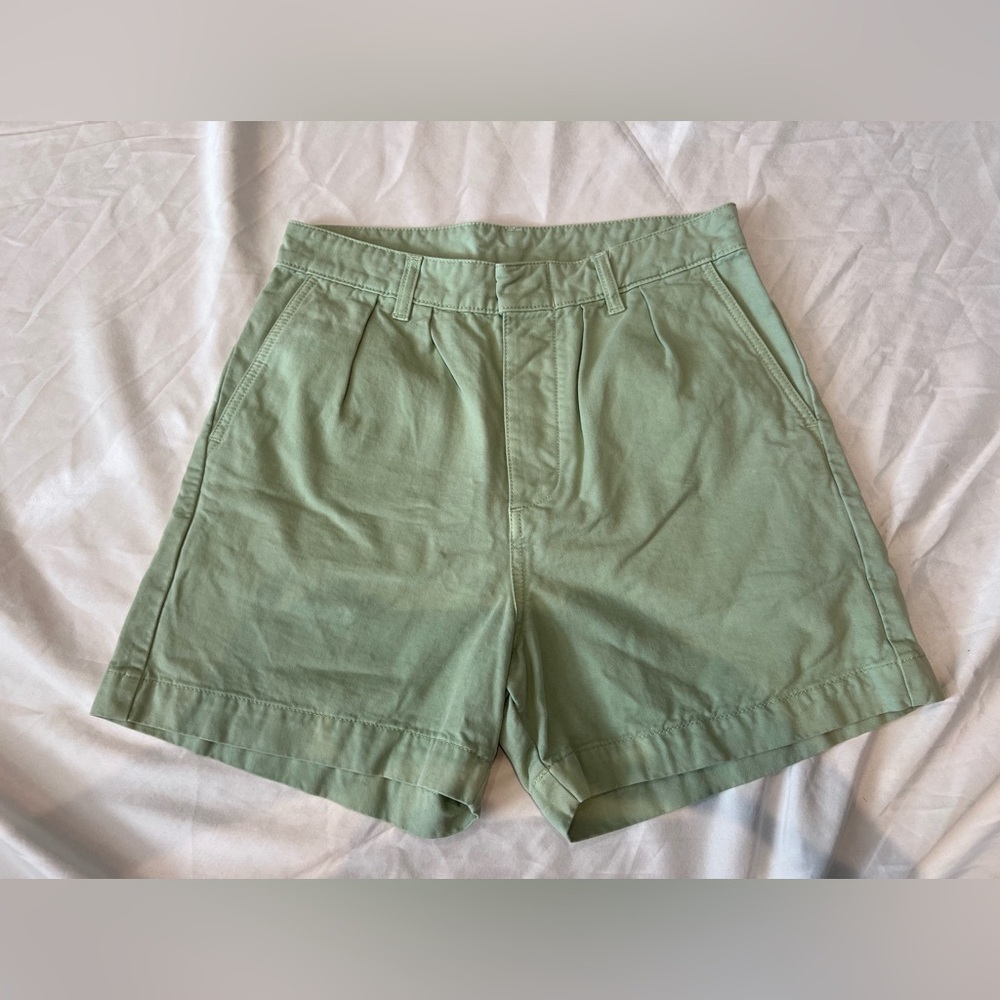 Mint Green Women's Bermuda Shorts